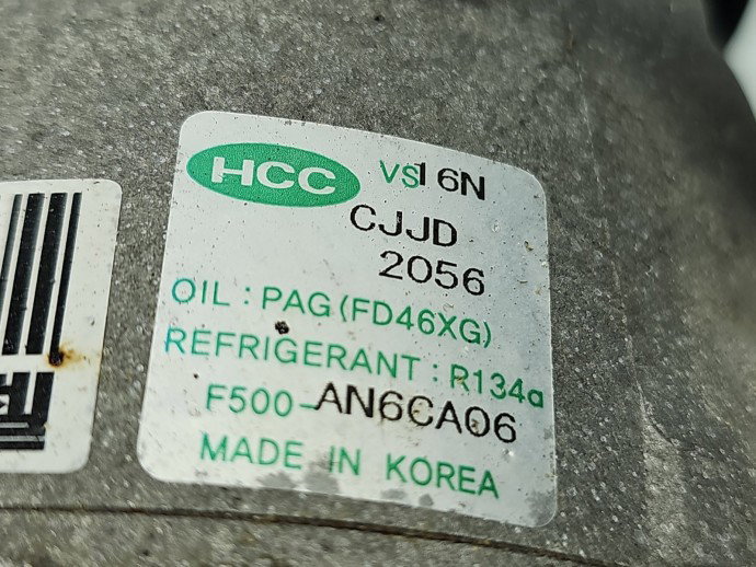 Compresor clima Hyundai i30 (FD) [Fabr 2007-2012] F500-AN6CA06 1.6 CRDI D4FB 84.6KW / 115CP