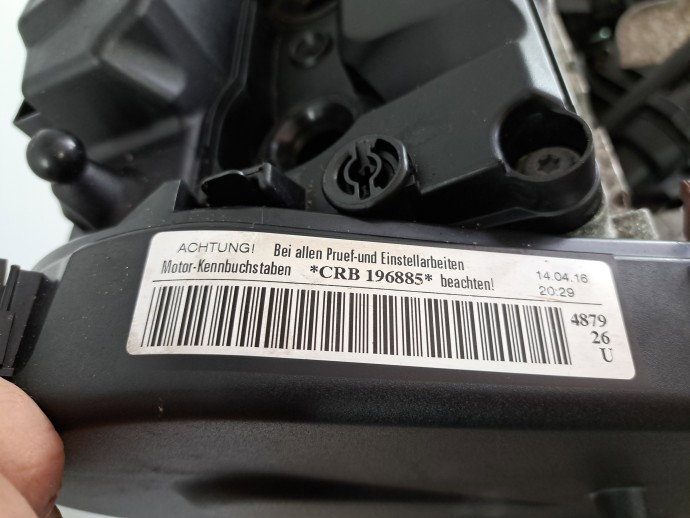 Motor complet ambielat AUDI A3 (8V1) [Fabr 2012-prezent] CRBC 2.0 TDI CRBC 110KW / 150CP