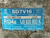 Compresor clima Seat Ibiza 2 (6K1) [Fabr 1993-2002] 1J0820803K 1.4 Benz AUD 44KW / 60CP