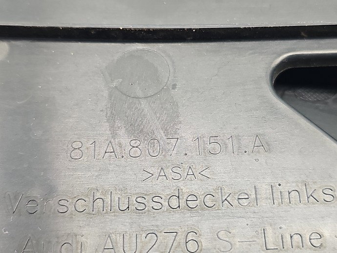 Ornament bara fata AUDI Q2 (GAB) [ Fabr 2016-prezent] SUV S-line 81A807151A