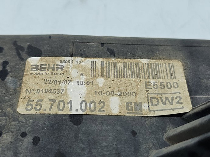 Electroventilator Opel Corsa D [Fabr 2006-2013] 55701002 1.2 Benz Z12XEP 59KW / 80CP