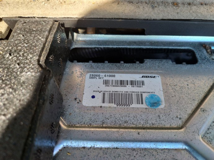 Amplificator audio Renault Koleos 1 [Fabr 2008-2015] 28060-61000