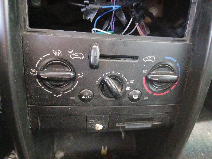 Panou comanda clima PEUGEOT 207 Sedan [Fabr 2007-2012] OEM