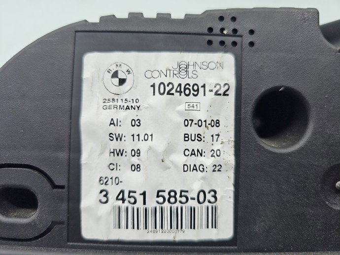 Ceas bord Bmw X3 (E83) [Fabr 2003-2009] 1024691-22