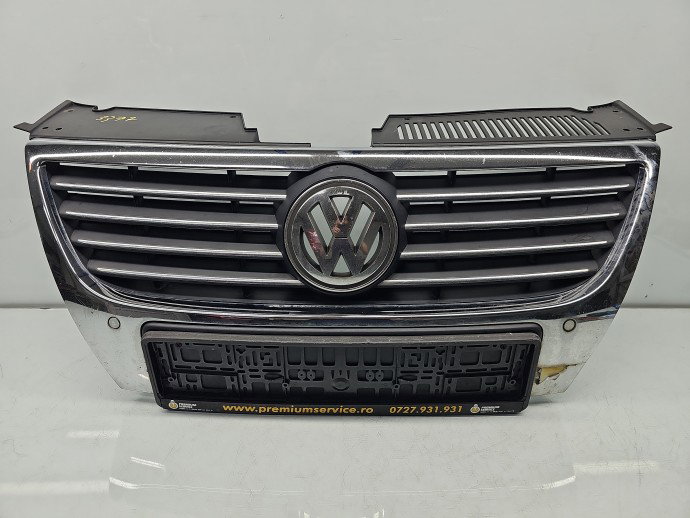 Grila bara fata Volkswagen Passat B6 (3C2) [Fabr 2005-2010] Berlina  3C0853651F