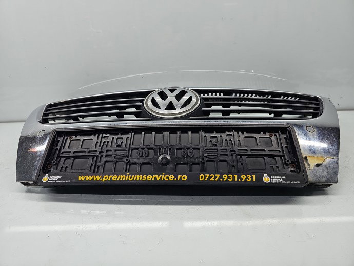 Grila bara fata Volkswagen Passat B6 (3C2) [Fabr 2005-2010] Berlina  3C0853651F