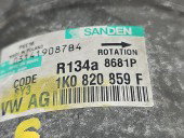 Compresor clima Volkswagen Passat B6 (3C2) [Fabr 2005-2010] 1K0820859F 2.0 TDI 100 KW / 136 CP