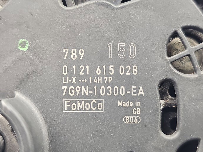 Alternator Ford Mondeo 4 [Fabr 2007-2015] 7G9N-10300-EA 2.0 TDCI QXBA 103KW / 140CP