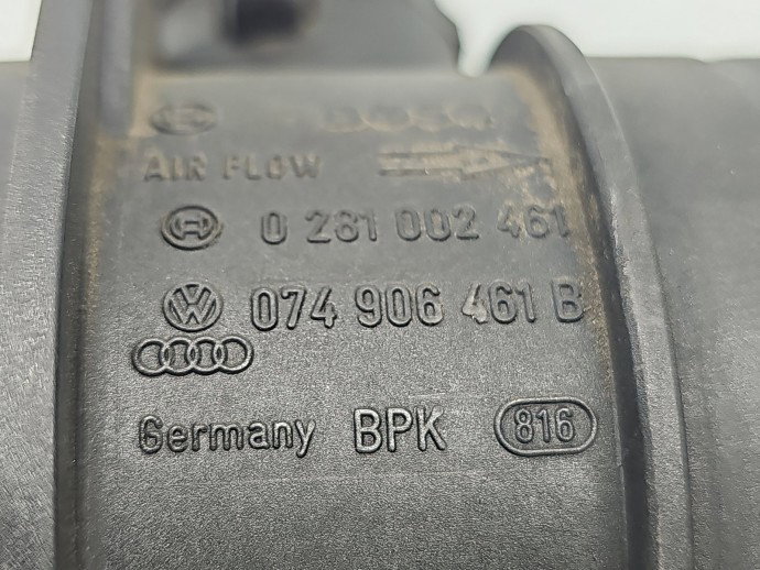 Debitmetru aer Volkswagen Jetta 3  (1K2) [Fabr 2005-2010] 074906461B 2.0 TDI 100 KW / 136 CP
