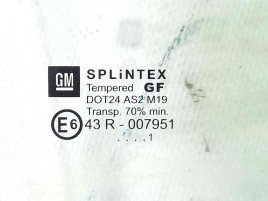 Geam usa dreapta fata OEM OPEL Corsa C (F08, F68) [Fabr 2000-2005] 1.2 cdti