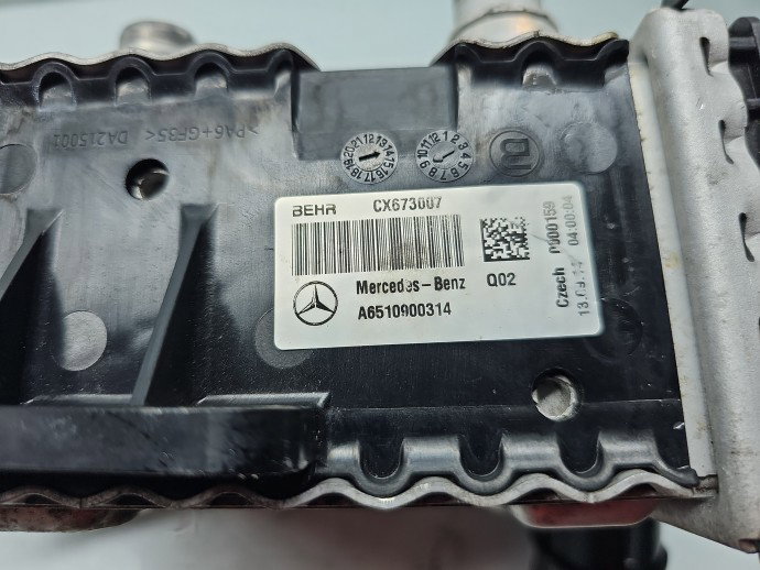 Radiator intercooler Mercedes Clasa C (W205) [Fabr 2014-prezent] A6510900314 2.2 CDI 651921 125KW / 170CP
