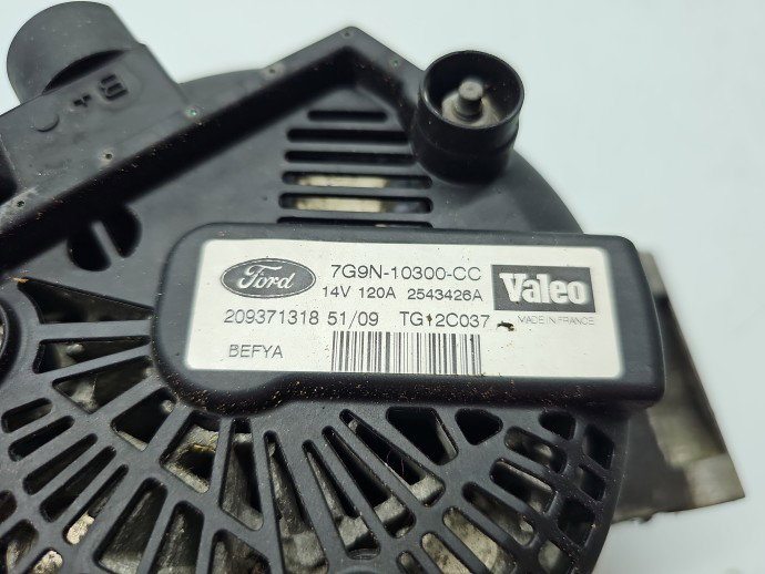 Alternator Ford Fiesta 6 [Fabr 2008-2019] 7G9N-10300-CC 1.3 Benz SNJB 60KW / 90CP