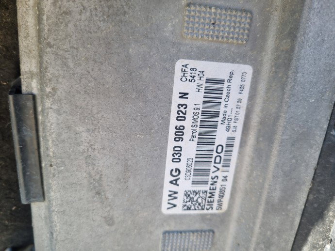 Calculator motor ECU Skoda Fabia 2 (5J, 542) [Fabr 2007-2014] 03D906023N 1.2 TSI CHFA 44 kW / 60 CP