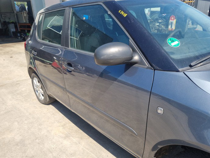 Usa dreapta fata Skoda Fabia 2 (5J, 542) [Fabr 2007-2014] Berlina cu hayon  195 Gri Meteor