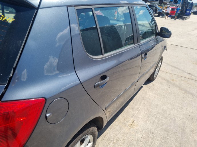 Usa dreapta spate Skoda Fabia 2 (5J, 542) [Fabr 2007-2014] Berlina cu hayon  195 Gri Meteor