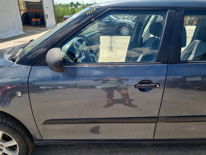 Usa stanga fata Skoda Fabia 2 (5J, 542) [Fabr 2007-2014] Berlina cu hayon  195 Gri Meteor