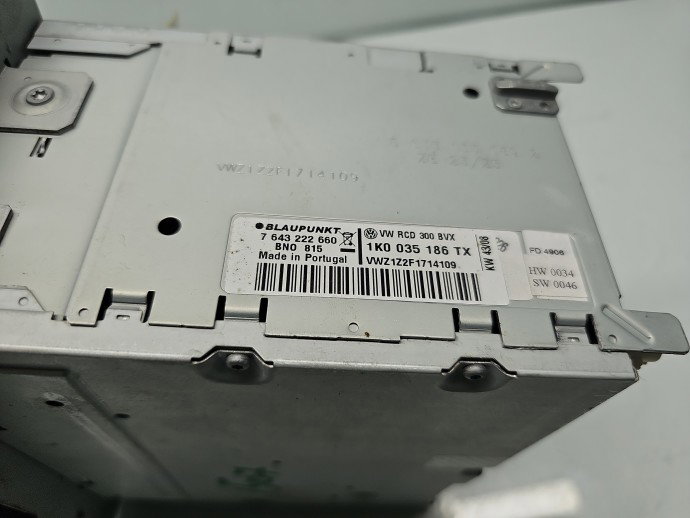 Radio CD Volkswagen Caddy 3 (2KA, 2KH) [Fabr 2004-2009] 1K0035186TX