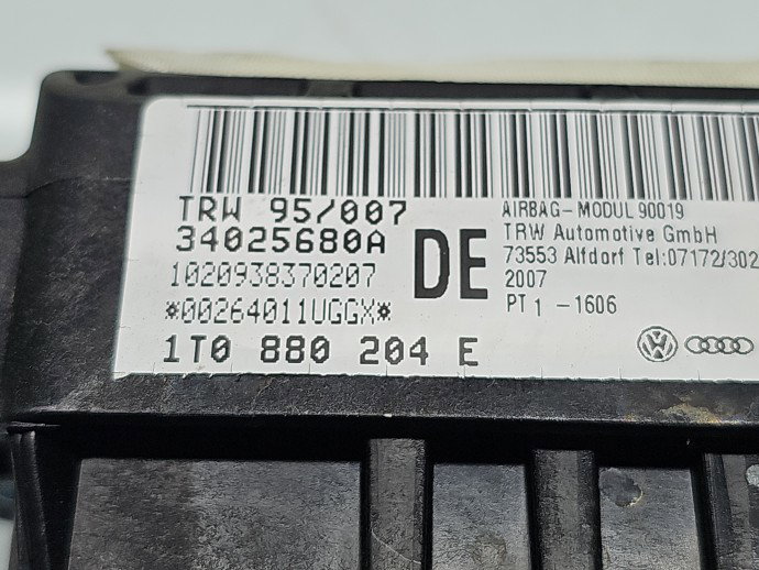 Airbag pasager Volkswagen Caddy 3 (2KA, 2KH) [Fabr 2004-2009] 1T0880204E