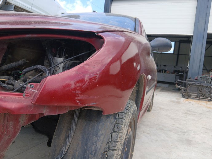 Aripa stanga fata PEUGEOT 206 [Fabr 1998-2009] Coupe  VISINIU