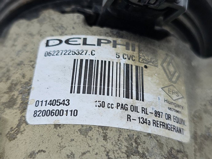 Compresor clima Renault Scenic 2 [Fabr 2003-2008] 8200600110 1.5 dCi K9K732 78 KW / 106 CP