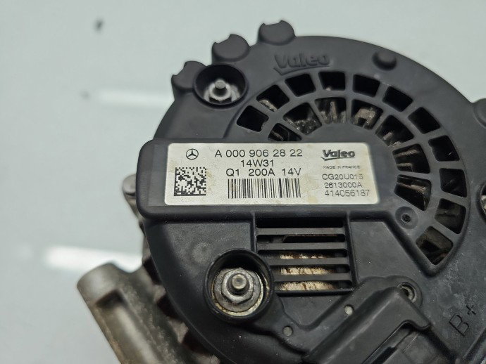 Alternator Mercedes Clasa E (W212) [Fabr 2009-2016] A0009062822 2.2 CDI 651921 125KW / 170CP