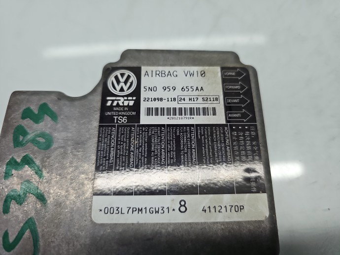 Calculator airbag Volkswagen Tiguan (5N) [Fabr 2007-2016] 5N0959655AA 2.0 TDI CBAB 103 kW / 140 CP