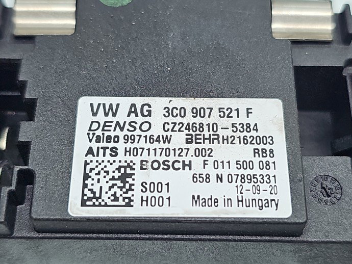 Releu ventilator bord Volkswagen Tiguan (5N) [Fabr 2007-2016] 3C0907521F