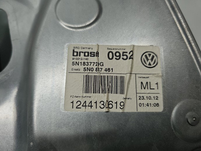 Macara electrica geam stanga fata Volkswagen Tiguan (5N) [Fabr 2007-2016] SUV  5N1837461