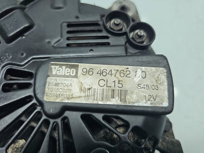 Alternator PEUGEOT 206 [Fabr 1998-2009] 9646476280 1.4 HDI 8HX 50KW / 68CP