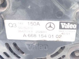 Alternator A6681540102 MERCEDES Clasa A (W168) [Fabr 1997-2004] 1.4