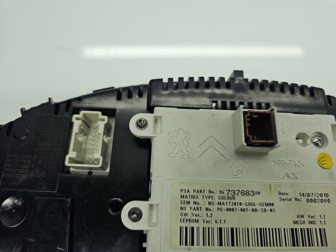 Ceas bord Citroen C4 (II) [ Fabr 2009-2018] 9673768380