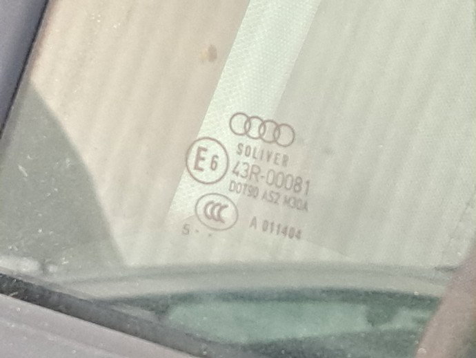 Geam usa stanga spate AUDI A4 (8EC, B7) [Fabr 2004-2008] Break OEM