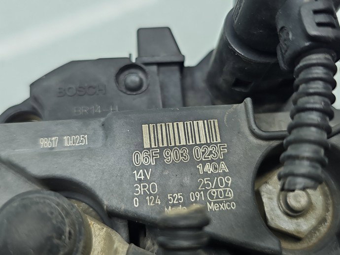 Alternator Volkswagen Jetta 3 (1K2) [Fabr 2005-2010] 06F903023F 1.9 TDI BXE 77KW / 105CP