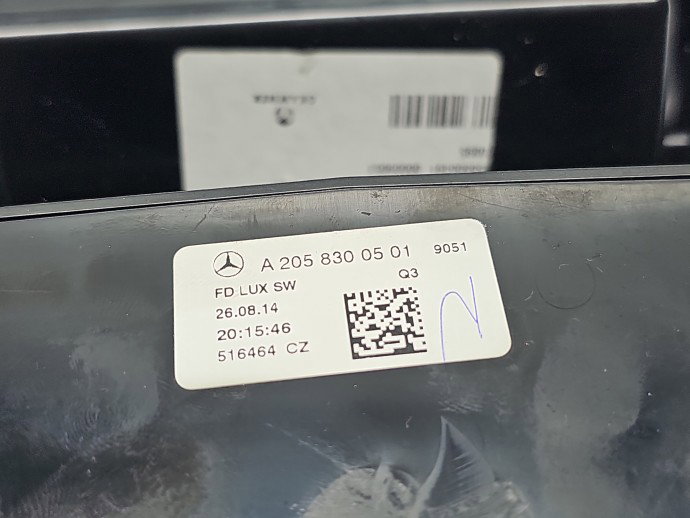 Grila aerisire spate Mercedes Clasa C (W205) [Fabr 2014-prezent] A2058300501