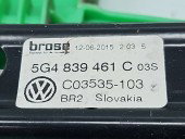 Macara electrica geam stanga spate Volkswagen Golf 7 (5G) [Fabr 2014-prezent] Hatchback 5G4839461C