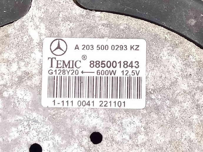 Electroventilator A2035000293KZ Mercedes Clasa C (W203) [Fabr 2000-2007] 2.2 CDI