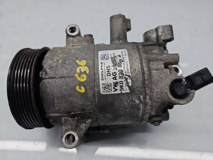 Compresor clima Volkswagen Golf 6 (5K1) [Fabr 2009-2013] 5K0820803A 2.0 TDI CFGC 130KW / 177CP