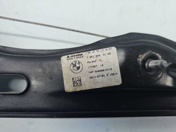 Macara electrica geam stanga spate Bmw 3 (F30) [Fabr 2012-2017] Sedan 7351049