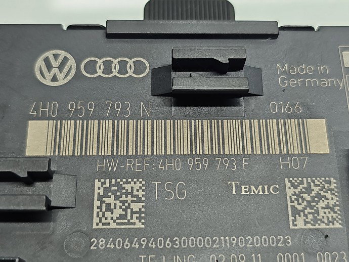 Modul confort AUDI A8 (4H) [Fabr 2010-2017] 4H0959793F