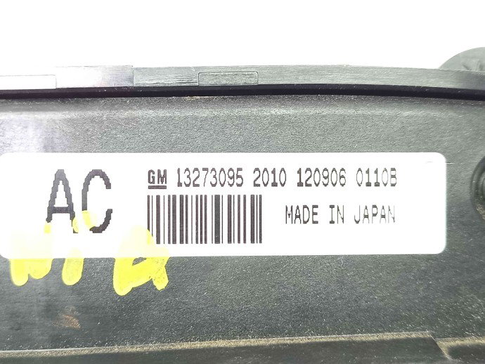 Panou comanda clima 13273095 OPEL Insignia A Sedan [Fabr 2008-2016]