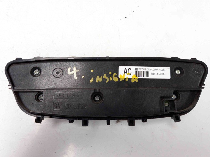 Panou comanda clima 13273095 OPEL Insignia A Sedan [Fabr 2008-2016]