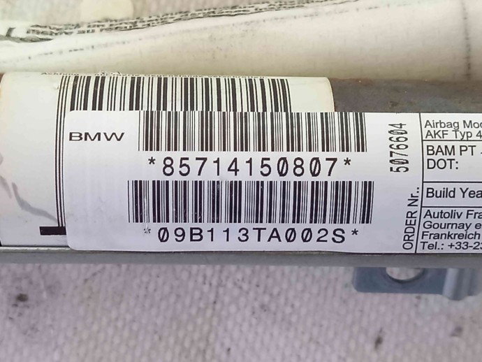 Airbag cortina dreapta 85714150807 Bmw X5 (E70) [Fabr 2007-2013] 3.0 D