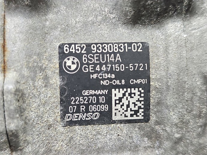 Compresor clima Bmw 4 (F32) [Fabr 2013-prezent] 9330831-02 2.0 N47D20O1 135KW / 184CP