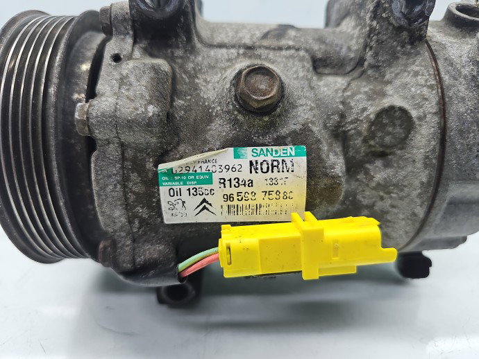 Compresor clima Citroen C4 (I) Picasso [ Fabr 2006-2013] 9659875880 1.6 HDI 9H01 80KW / 109CP