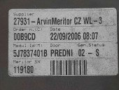 Macara geam stanga fata 5J7837401B SKODA Roomster (5) [Fabr 2006-2015]