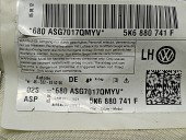 Airbag cortina stanga Volkswagen Golf 6 (5K1) [Fabr 2009-2013] 5K6880741F