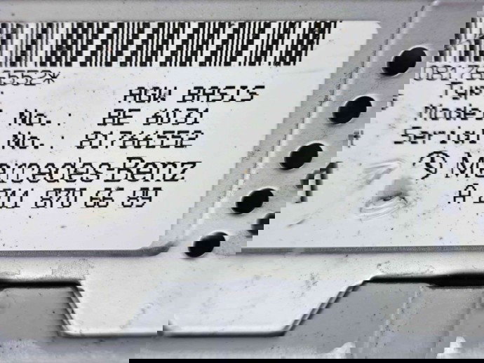  Amplificator audio Mercedes Clasa E (W211) [Fabr 2002-2009] A2118706689