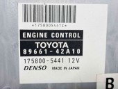Calculator motor ECU Toyota Rav 4 II (CLA2, XA2, ZCA2, ACA2) [Fabr 2000-2006] 89661-42A10 2.0   