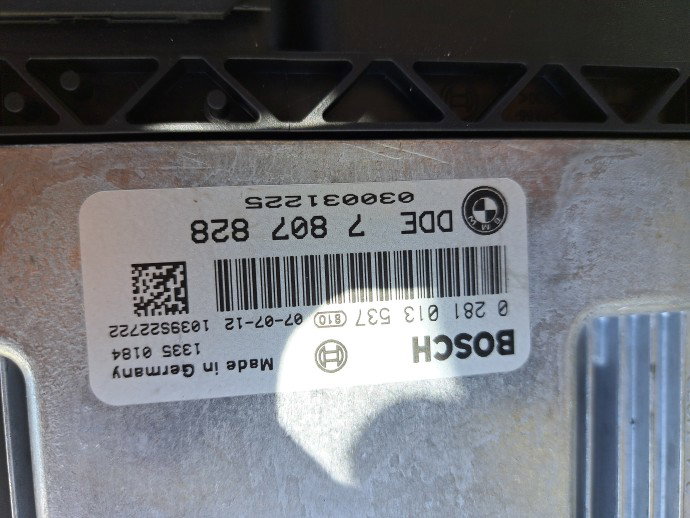 Calculator motor ECU Bmw 1 (E81, E87) [Fabr 2004-2010] DDE 7 807 828 2.0 N47D20U0 105KW / 143CP
