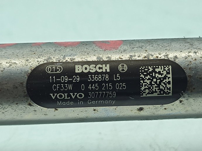 Rampa injectoare Volvo S60 II [Fabr 2010-2018] 30777759, 0445215025 2.4 D5244T 158KW / 215CP